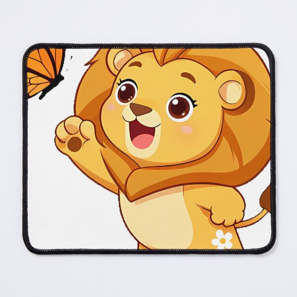 Item preview, Lion Cub Chasing a Butterfly designed and sold by pumsquare.