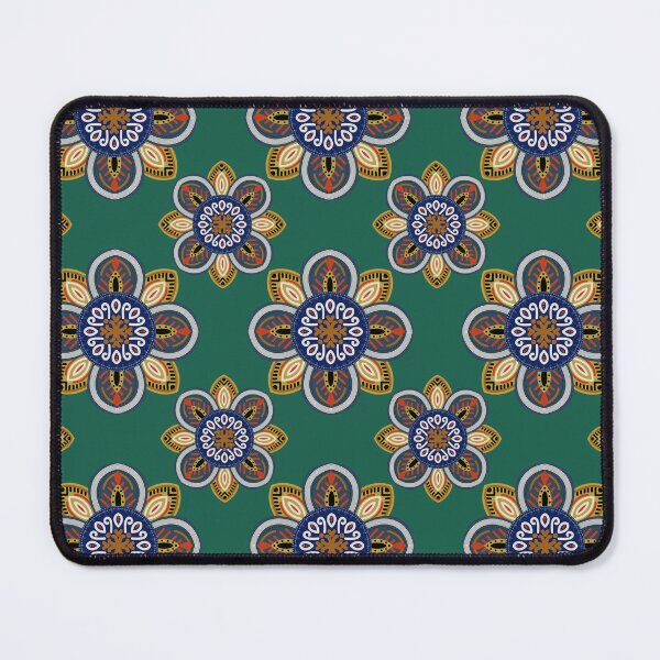 Item preview, Colorful Geometric Floral Folk Pattern Seamless Design designed and sold by Onulodesign.
