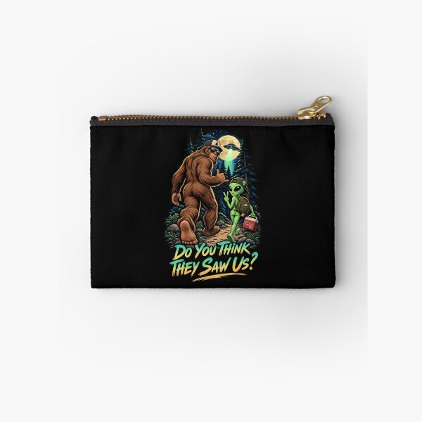 Item preview, Do You Think They Saw Us? Bigfoot & Alien UFO Adventure designed and sold by getpressedshirt.