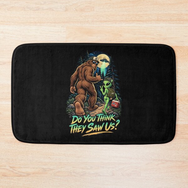 Item preview, Do You Think They Saw Us? Bigfoot & Alien UFO Adventure designed and sold by getpressedshirt.