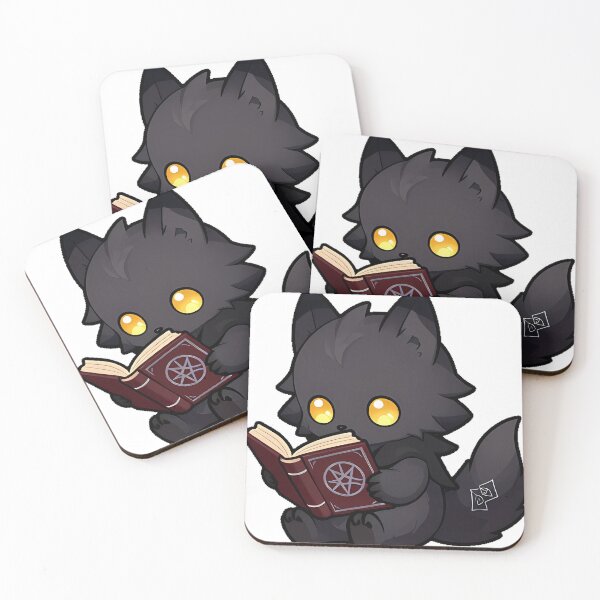 Item preview, Werewolf Curled Around Tome designed and sold by IllumeInk.