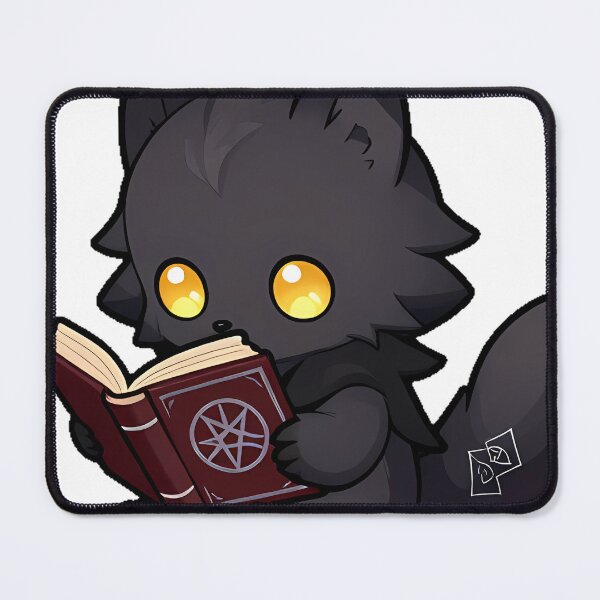 Item preview, Werewolf Curled Around Tome designed and sold by IllumeInk.