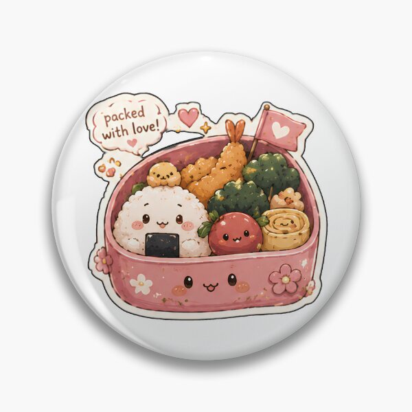 Item preview, Cute Bento Box Packed With Love Food Sticker designed and sold by AbsCrewStore.