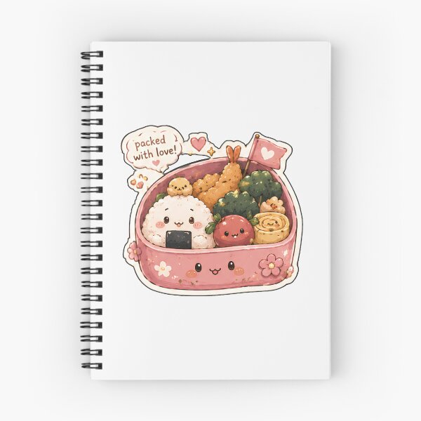 Item preview, Cute Bento Box Packed With Love Food Sticker designed and sold by AbsCrewStore.