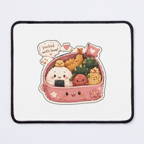 Item preview, Cute Bento Box Packed With Love Food Sticker designed and sold by AbsCrewStore.