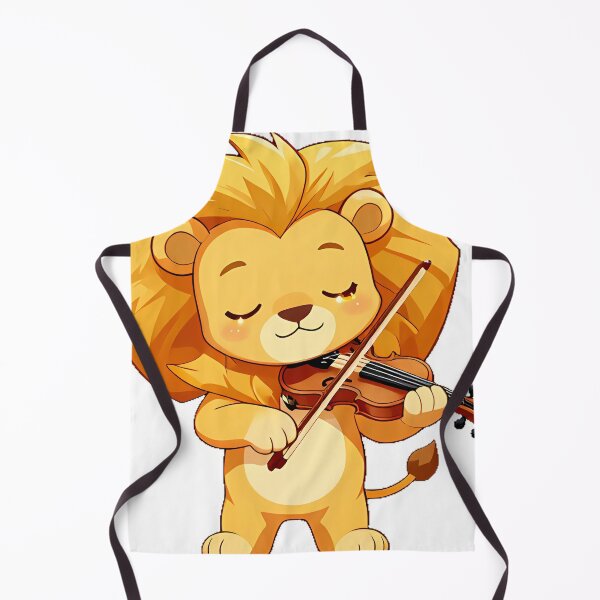 Item preview, Lion Cub Playing a Violin designed and sold by pumsquare.