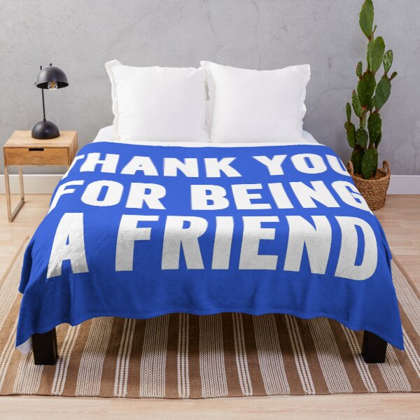 Item preview, Thank You for Being a Friend – Cute Friendship Quote Typography Design designed and sold by artworkathome.