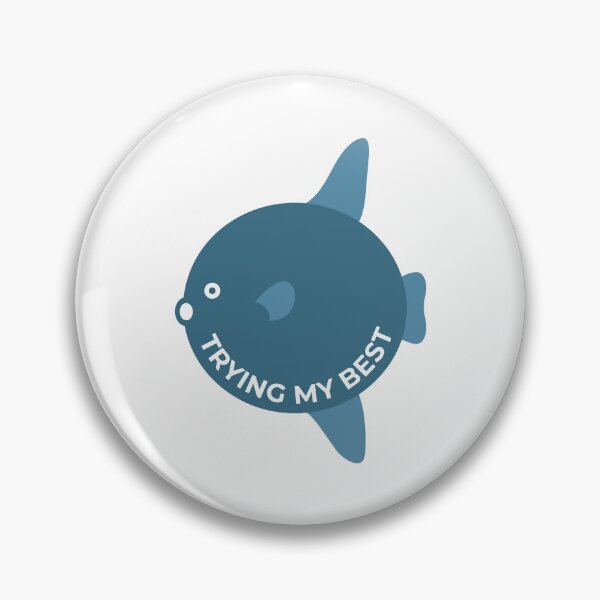 Item preview, Trying My Best Minimalist Ocean Sunfish designed and sold by Arc2020.