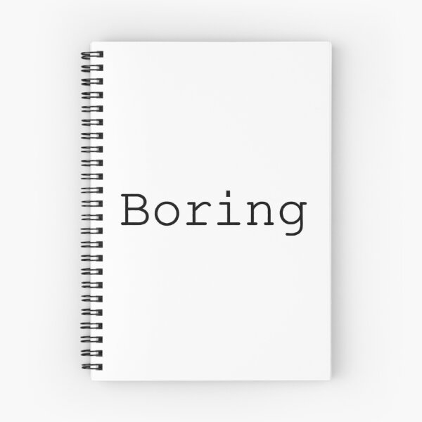Item preview, Boring Minimalist Typography Word Art designed and sold by RaulWeirdAndFun.