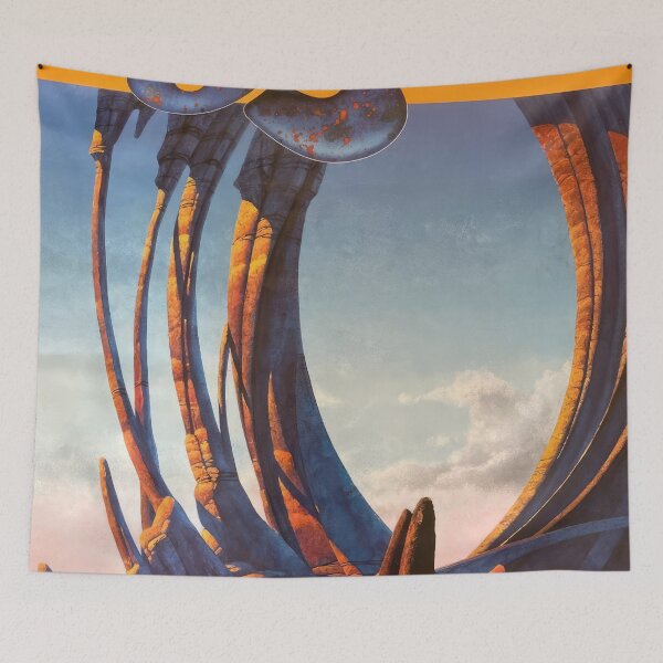 Item preview,   New Upload  - Roger Dean - Best Artist - Roger Dean Inspired Fantasy Landscape – Surreal Progressive Rock Art designed and sold by MirandaZArt.