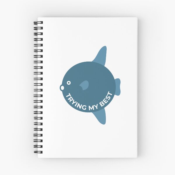 Item preview, Trying My Best Minimalist Ocean Sunfish designed and sold by Arc2020.