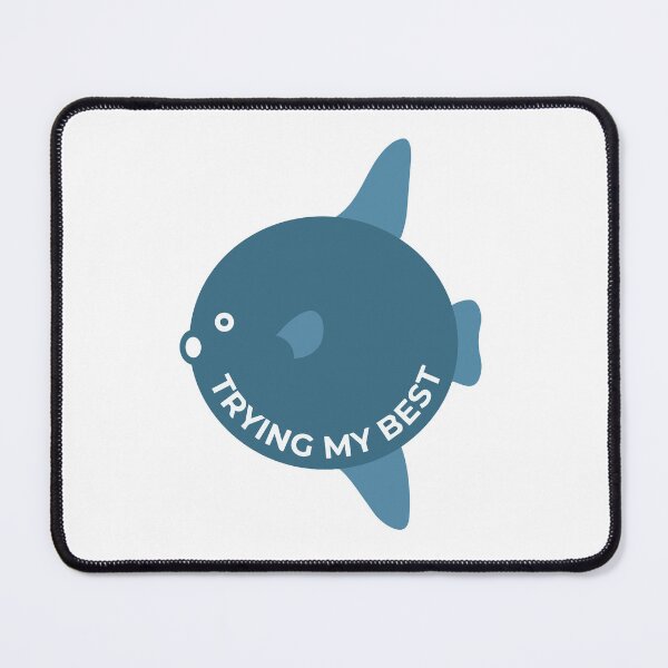 Item preview, Trying My Best Minimalist Ocean Sunfish designed and sold by Arc2020.