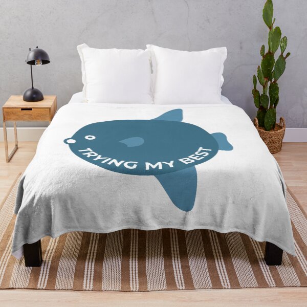 Item preview, Trying My Best Minimalist Ocean Sunfish designed and sold by Arc2020.