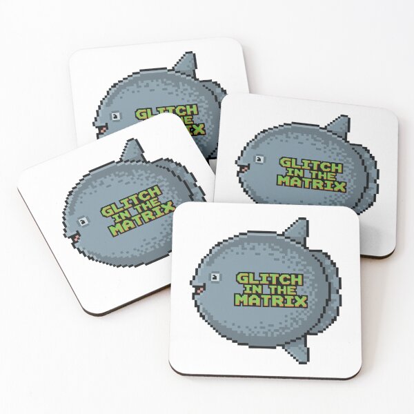 Item preview, Glitch In The Matrix Pixel Art Mola Mola Gamer designed and sold by Arc2020.
