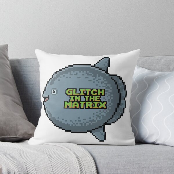 Item preview, Glitch In The Matrix Pixel Art Mola Mola Gamer designed and sold by Arc2020.