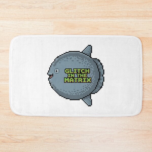 Item preview, Glitch In The Matrix Pixel Art Mola Mola Gamer designed and sold by Arc2020.