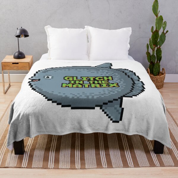 Item preview, Glitch In The Matrix Pixel Art Mola Mola Gamer designed and sold by Arc2020.