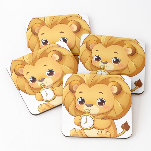 Item preview, Lion Cub with Pocket Watch designed and sold by pumsquare.