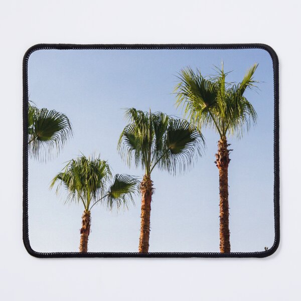 Item preview, Tall Palm Trees Against Clear Blue Sky Creating Tropical Coastal Ambiance And Summer Vibes designed and sold by Nmallia.