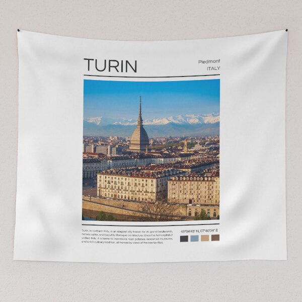 Item preview, Turin - Italy designed and sold by StudioRedKoala.