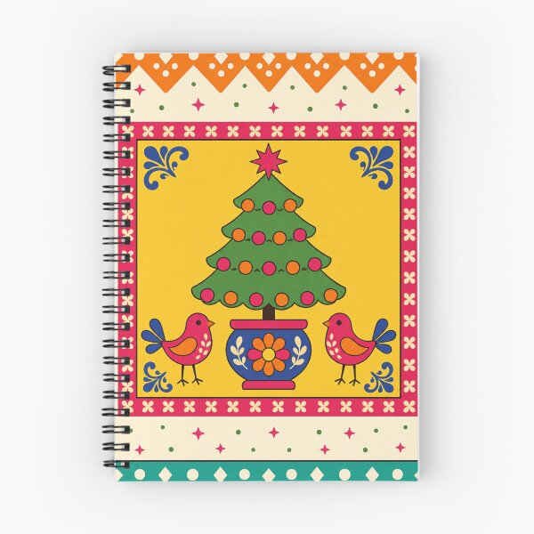 Item preview, Mexican Folk Christmas Tree — Talavera Tile Arbol Papel Picado designed and sold by Planthem.