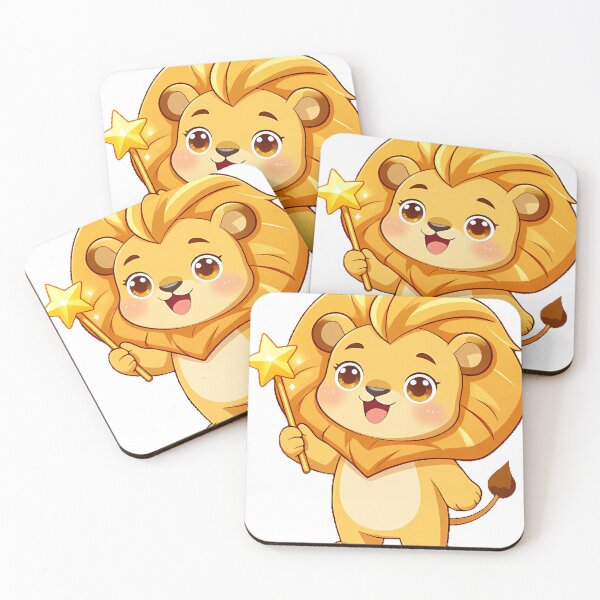 Item preview, Lion Cub with Star Wand designed and sold by pumsquare.
