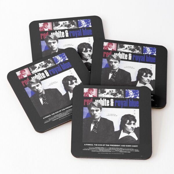 Item preview, Red White and Royal Blue Aesthetic Poster Art designed and sold by luhan1204shop.