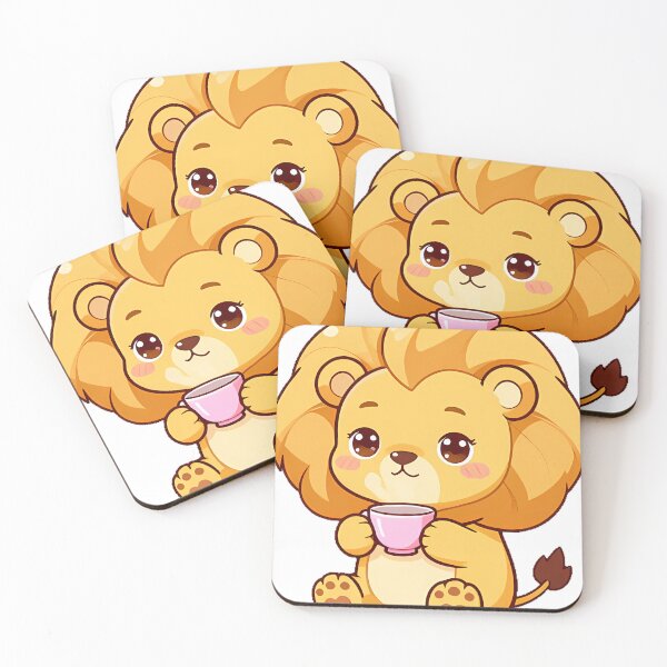 Item preview, Lion Cub with Teacup designed and sold by pumsquare.