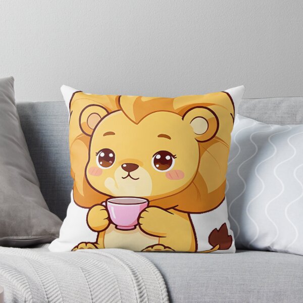 Item preview, Lion Cub with Teacup designed and sold by pumsquare.