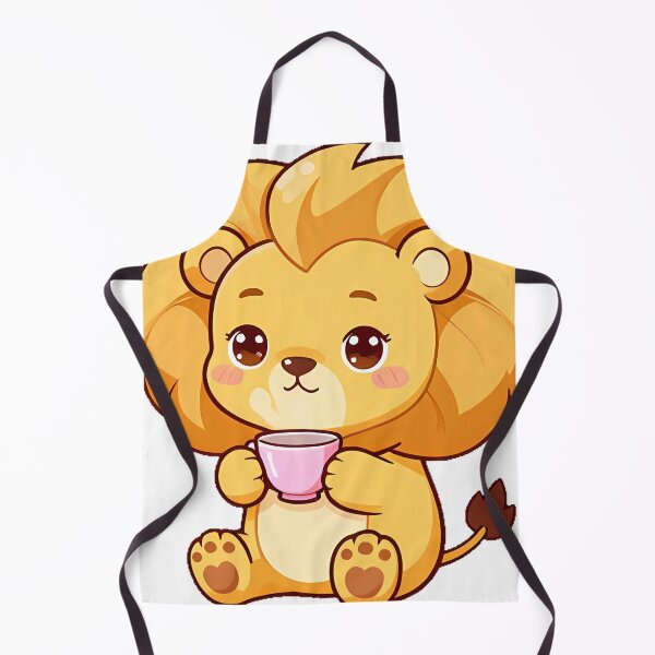 Item preview, Lion Cub with Teacup designed and sold by pumsquare.