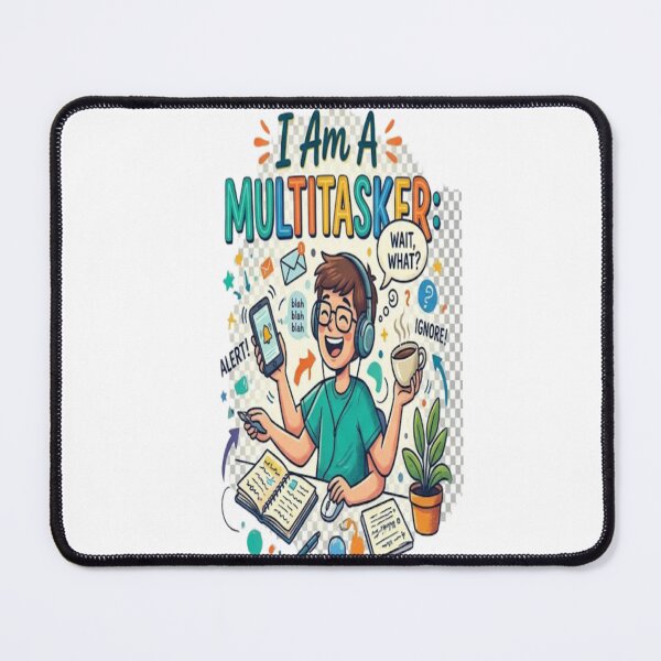 Item preview, I Am a Multitasker | Funny Multitasking T-Shirt | Busy Person Coffee Work Humor Gift | Productivity & Office Shirt designed and sold by Sushikidsntod.