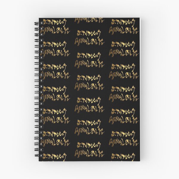 Item preview, Golden Aerial Silk Japanese Katakana Calligraphy Funny Acrobat Dance Art designed and sold by noworries-art.