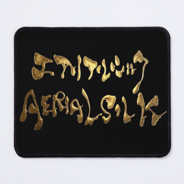Item preview, Golden Aerial Silk Japanese Katakana Calligraphy Funny Acrobat Dance Art designed and sold by noworries-art.