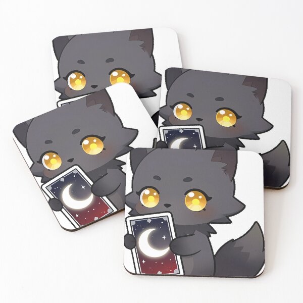 Item preview, Werewolf with Moon Tarot Card designed and sold by IllumeInk.