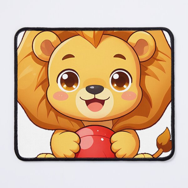 Item preview, Lion Cub with Red Ball designed and sold by pumsquare.
