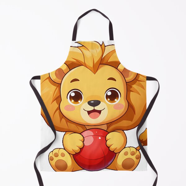 Item preview, Lion Cub with Red Ball designed and sold by pumsquare.