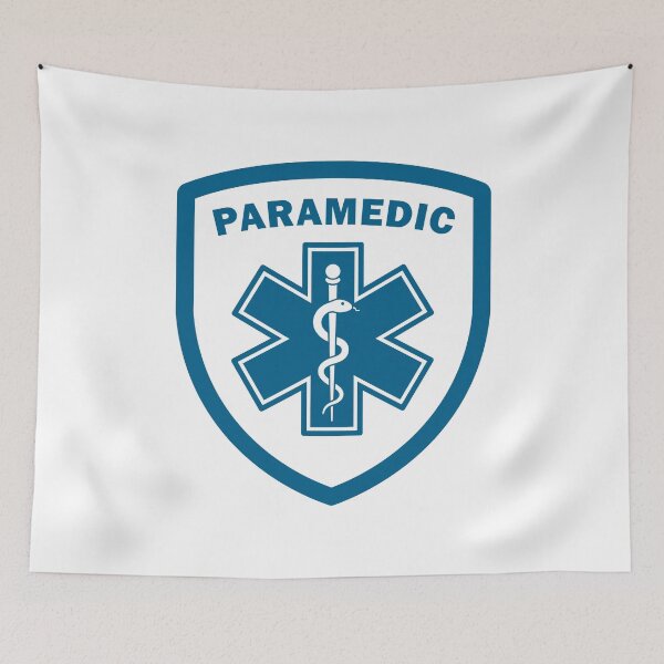 Item preview, Paramedic Star Of Life Emergency Medical Services EMS Shield designed and sold by VectorForge Studio.