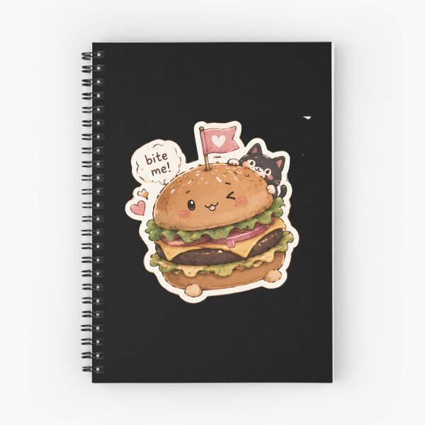 Item preview, Cute Burger Bite Me Food Pun Sticker designed and sold by AbsCrewStore.