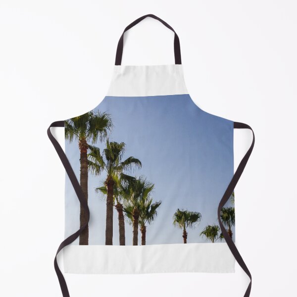 Item preview, Tall Palm Trees Against Clear Blue Sky Creating Tropical Coastal Ambiance And Summer Vibes designed and sold by Nmallia.