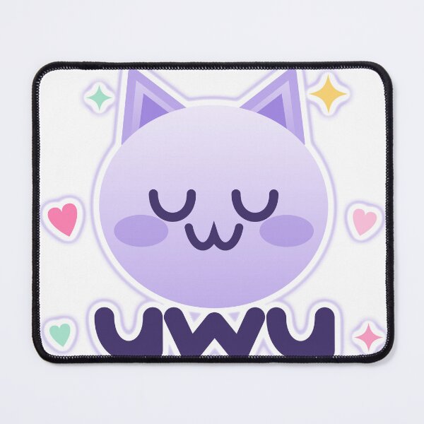 Item preview, Kawaii cat uwu pastel lilac designed and sold by NTOO.