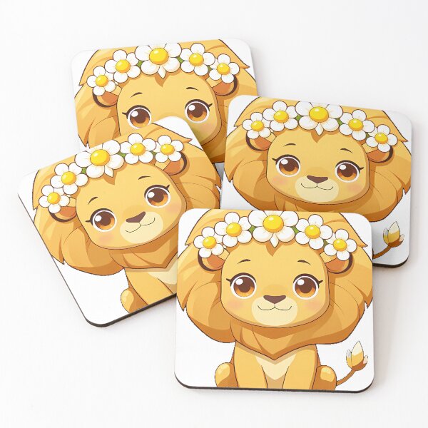 Item preview, Lion Cub with Daisy Crown designed and sold by pumsquare.