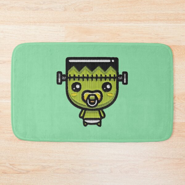 Item preview, Baby Kawaii Frankenstein Halloween Embroidery Patch Sticker – Kids designed and sold by · GAMING SOUL ·.