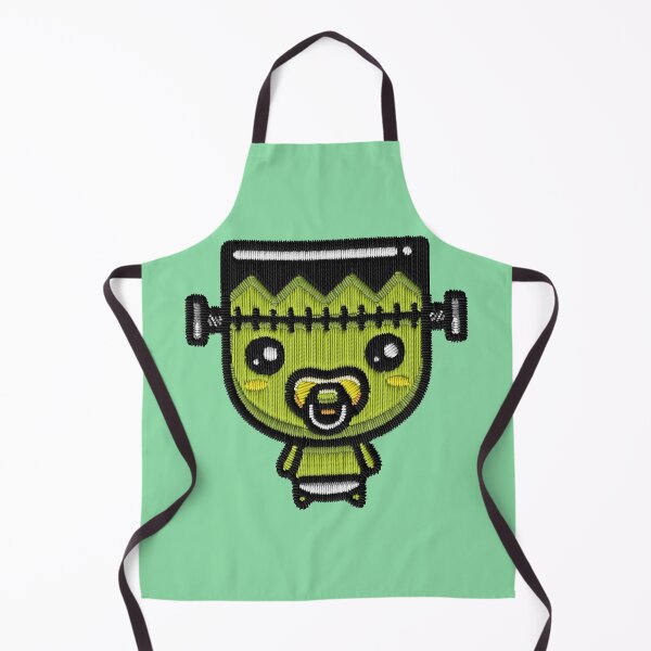 Item preview, Baby Kawaii Frankenstein Halloween Embroidery Patch Sticker – Kids designed and sold by · GAMING SOUL ·.