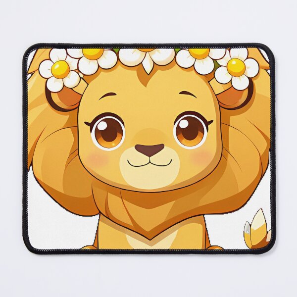 Item preview, Lion Cub with Daisy Crown designed and sold by pumsquare.