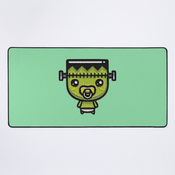 Item preview, Baby Kawaii Frankenstein Halloween Embroidery Patch Sticker – Kids designed and sold by · GAMING SOUL ·.