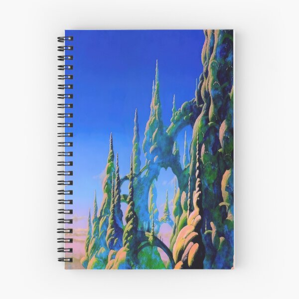 Item preview,   New Upload  - Roger Dean - Best Artist - Roger Dean Inspired Fantasy Landscape – Surreal Progressive Rock Art designed and sold by MirandaZArt.