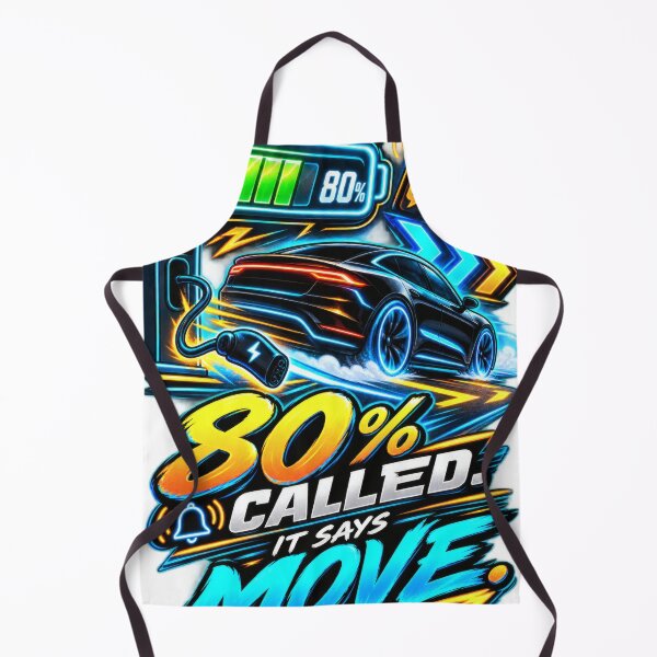 Item preview, 80 Percent Called EV Charging Humor designed and sold by ChargedShapes.