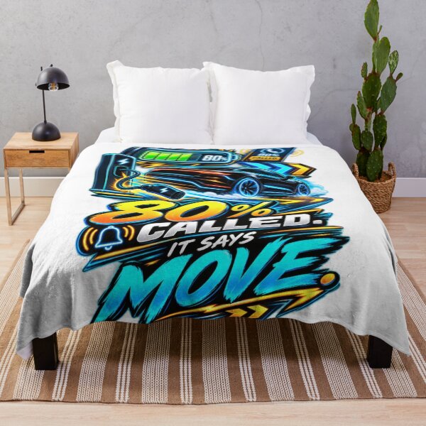 Item preview, 80 Percent Called EV Charging Humor designed and sold by ChargedShapes.