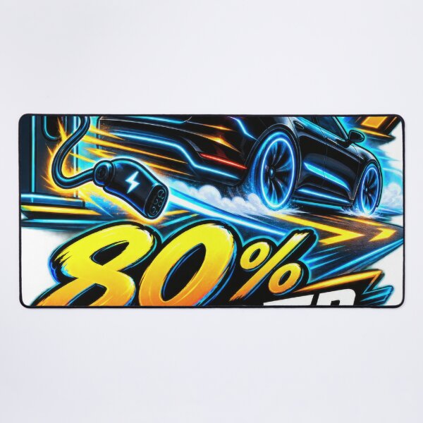 Item preview, 80 Percent Called EV Charging Humor designed and sold by ChargedShapes.