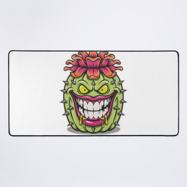 Item preview, Evil Blooming Cactus Monster Spiky Grin designed and sold by TeeDesignMaster.